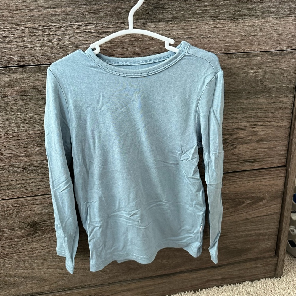 Little sleepies Light Blue Kids Long Sleeve Shirt